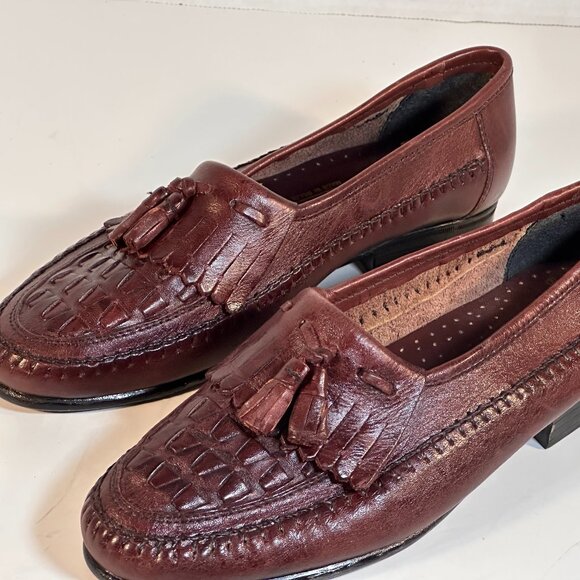 Men's size 6.5 Brown leather moccassins - Picture 11 of 13